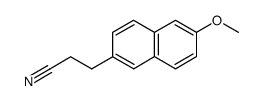 2-Methoxynaphthalen-6-propionitril结构式