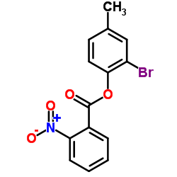 2-Bromo-4-methylphenyl 2-nitrobenzoate结构式