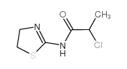 2-chloro-N-(4,5-dihydro-1,3-thiazol-2-yl)propanamide Structure