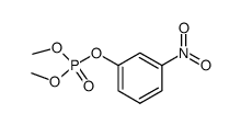Phosphorsaeure-[O,O-dimethylester]-[O-3-nitro-phenyl-ester] Structure