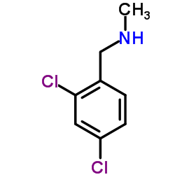 (2,4-Dichlorobenzyl)methylamine structure