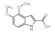 4,5-二甲氧基-1H-吲哚-2-甲酸结构式