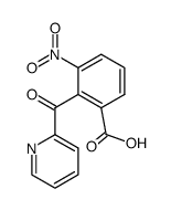 Benzoic acid,3-nitro-2-(2-pyridinylcarbonyl)-结构式