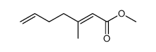 methyl (E)-3-methyl-2,6-heptadienoate结构式