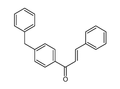 1-(4-benzylphenyl)-3-phenylprop-2-en-1-one结构式