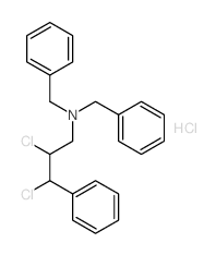 N,N-dibenzyl-2,3-dichloro-3-phenyl-propan-1-amine结构式