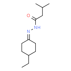 Butanoic acid, 3-methyl-, (4-ethylcyclohexylidene)hydrazide (9CI) Structure
