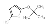 Thiophene-2-thiol,5-(1,1-dimethylethoxy)- Structure