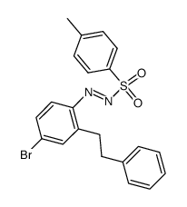 1-(4-bromo-2-phenethylphenyl)-2-tosyldiazene Structure
