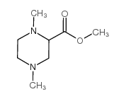 2-Piperazinecarboxylicacid,1,4-dimethyl-,methylester(9CI)结构式
