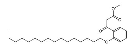 methyl 3-[o-(hexadecyloxy)phenyl]-3-oxopropionate Structure