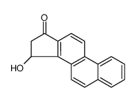 15-hydroxy-15,16-dihydrocyclopenta[a]phenanthren-17-one结构式