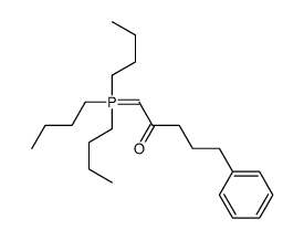 5-phenyl-1-(tributyl-λ5-phosphanylidene)pentan-2-one结构式