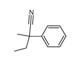 (+-)-2-methyl-2-phenyl-butyronitrile结构式