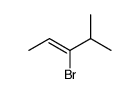 3-bromo-4-methyl-pent-2-ene Structure