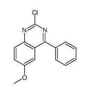 2-chloro-6-methoxy-4-phenylquinazoline Structure