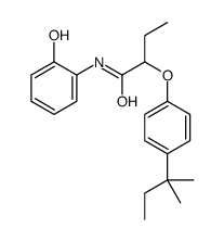 N-(2-hydroxyphenyl)-2-[4-(2-methylbutan-2-yl)phenoxy]butanamide Structure