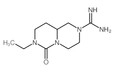 2H-Pyrazino[1,2-c]pyrimidine-2-carboximidamide,7-ethyloctahydro-6-oxo- Structure