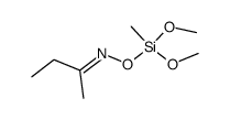 2-Butanone, O-(dimethoxymethylsilyl)oxime结构式