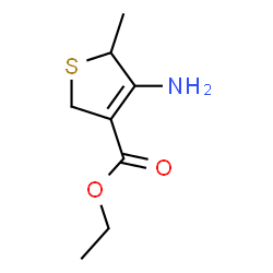 3-Thiophenecarboxylicacid,4-amino-2,5-dihydro-5-methyl-,ethylester(9CI)结构式