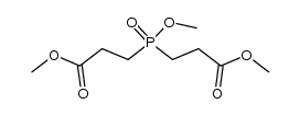 methyl bis(2-methoxycarbonylethyl)phosphinate结构式