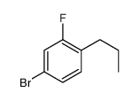 4-bromo-2-fluoro-1-propylbenzene结构式