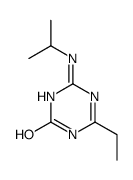 2-ethyl-6-(propan-2-ylamino)-1H-1,3,5-triazin-4-one结构式