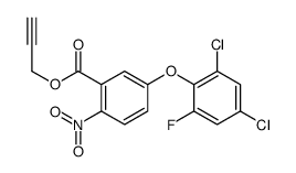 prop-2-ynyl 5-(2,4-dichloro-6-fluorophenoxy)-2-nitrobenzoate Structure