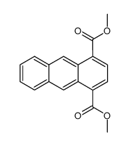 1,4-Anthracenedicarboxylic acid dimethyl ester结构式