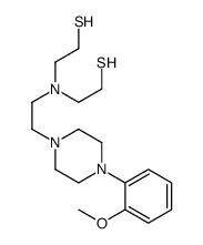 2-[2-[4-(2-methoxyphenyl)piperazin-1-yl]ethyl-(2-sulfanylethyl)amino]ethanethiol Structure