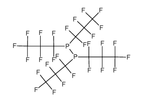 1,1,2,2-tetrakis(perfluoropropyl)diphosphane Structure