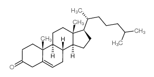 5-胆甾烯-3-酮结构式