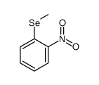 1-methylselanyl-2-nitrobenzene结构式