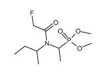 {1-[sec-Butyl-(2-fluoro-acetyl)-amino]-ethyl}-phosphonic acid dimethyl ester结构式