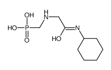 [[2-(cyclohexylamino)-2-oxoethyl]amino]methylphosphonic acid Structure