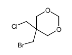 5-(bromomethyl)-5-(chloromethyl)-1,3-dioxane Structure