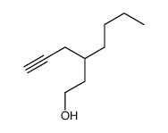 3-prop-2-ynylheptan-1-ol Structure