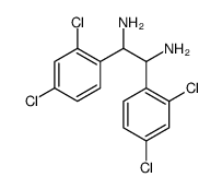 1,2-bis(2,4-dichlorophenyl)ethane-1,2-diamine结构式