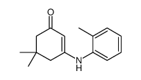 5,5-dimethyl-3-(2-methylanilino)cyclohex-2-en-1-one Structure