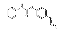 Phenyl-carbamic acid 4-isothiocyanato-phenyl ester Structure