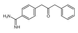 4-(2-oxo-3-phenylpropyl)benzenecarboximidamide Structure