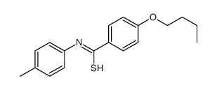 4-butoxy-N-(4-methylphenyl)benzenecarbothioamide Structure