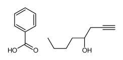 benzoic acid,(4R)-oct-1-yn-4-ol结构式