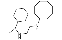 N'-[(1R)-1-cyclohexylethyl]-N-cyclooctylethane-1,2-diamine结构式