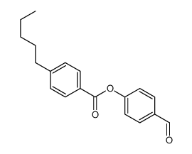 (4-formylphenyl) 4-pentylbenzoate Structure