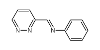 N-phenyl-1-pyridazin-3-yl-methanimine structure