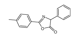 5(4H)-Oxazolone,2-(4-methylphenyl)-4-phenyl-结构式