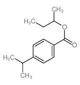 butan-2-yl 4-propan-2-ylbenzoate structure