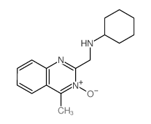 N-[(4-methyl-3-oxo-4H-quinazolin-2-yl)methyl]cyclohexanamine Structure