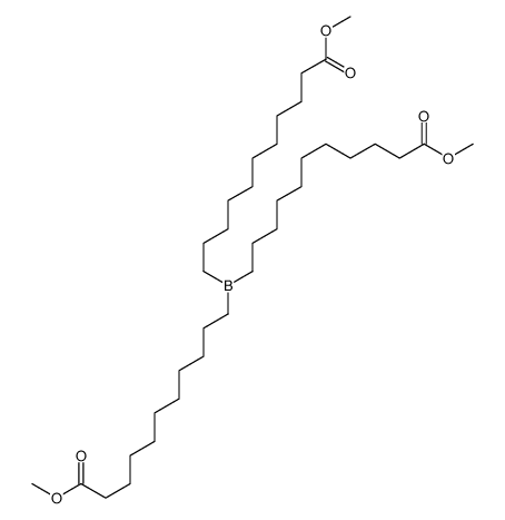 methyl 11-bis(11-methoxy-11-oxoundecyl)boranylundecanoate结构式